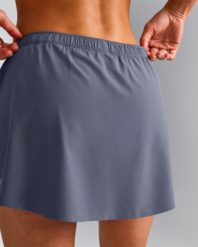 AirMove™ Skort with Pockets New Branding | Granite Blue