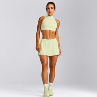 AirMove™ Skort with Pockets New Branding | Meadow Mist Green