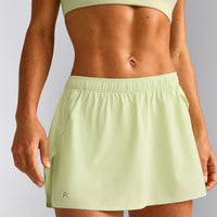 AirMove™ Skort with Pockets New Branding | Meadow Mist Green