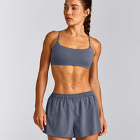EasyLift™ Strappy Sports Bra New Branding | Dark Granite Blue