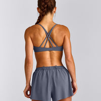 EasyLift™ Strappy Sports Bra New Branding | Dark Granite Blue