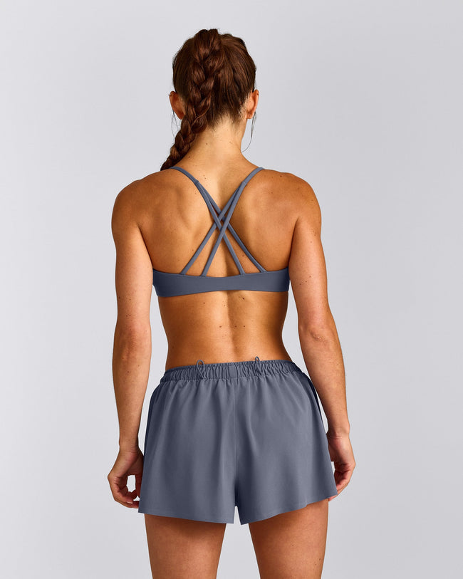 EasyLift™ Strappy Sports Bra New Branding | Dark Granite Blue