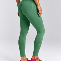 EffortlessLift™ Seamless Mid Rise Leggings | Frosted Emerald