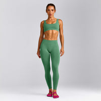EffortlessLift™ Seamless Mid Rise Leggings | Frosted Emerald