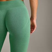 EffortlessLift™ Seamless Mid Rise Leggings New Branding | Frosted Emerald