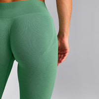 EffortlessLift™ Seamless Mid Rise Leggings | Frosted Emerald