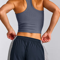 Oversized Contrast Piped Woven Straight Leg Track Bottoms | True Blue