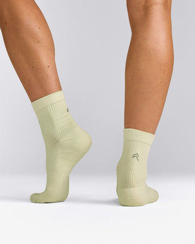 Performance Mid Crew Socks 1 Pack | Meadow Mist Green