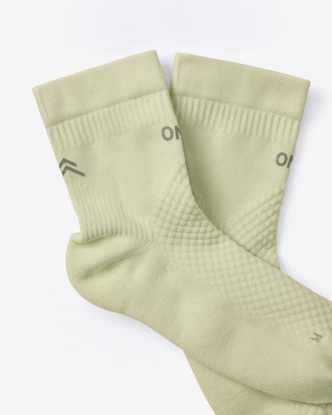 Performance Mid Crew Socks 1 Pack | Meadow Mist Green