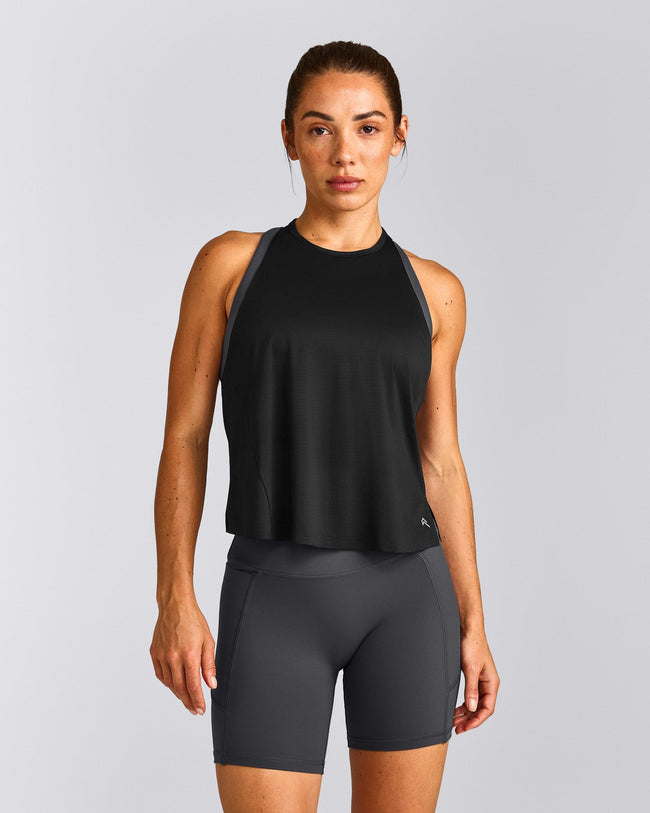 PrecisionMove™ Drop Armhole Tank Top | Black