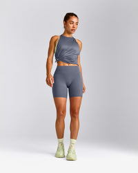 PrecisionMove™ Drop Armhole Tank Top | Granite Blue