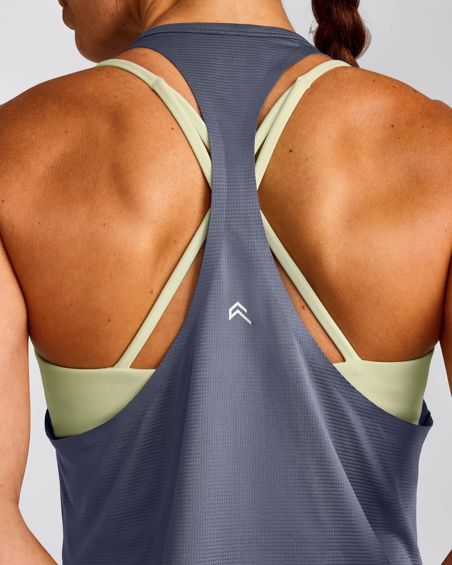 PrecisionMove™ Drop Armhole Tank Top | Granite Blue