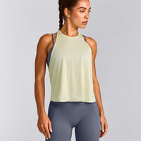PrecisionMove™ Drop Armhole Tank Top | Meadow Mist Green