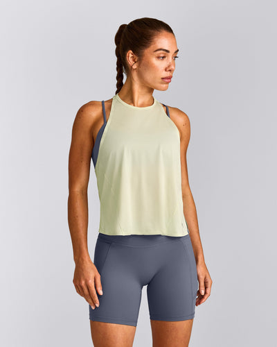 PrecisionMove™ Drop Armhole Tank Top | Meadow Mist Green