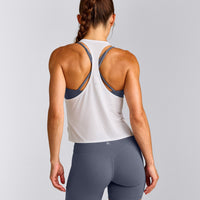 PrecisionMove™ Drop Armhole Tank Top | White