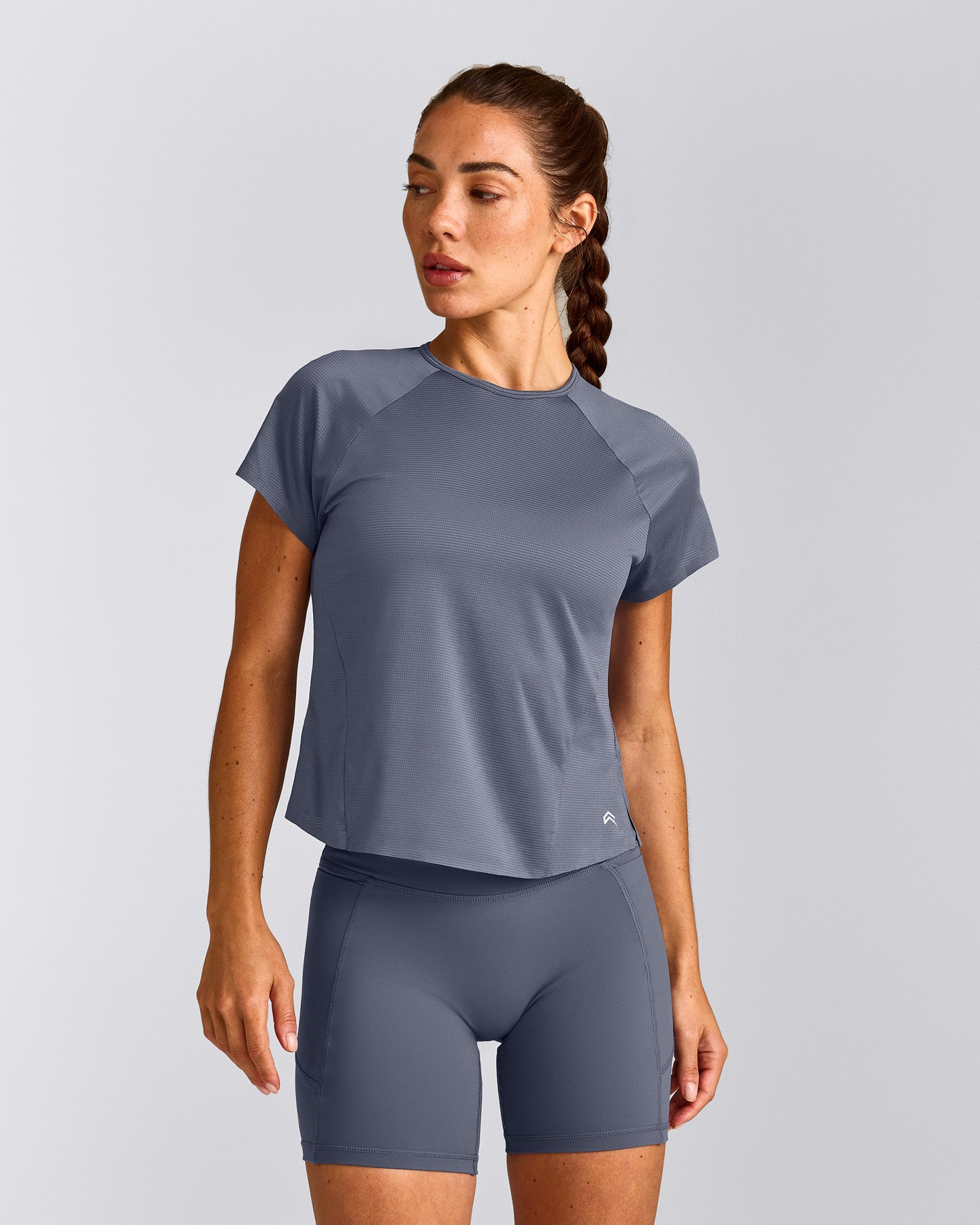 PrecisionMove™ Short Sleeve Top | Granite Blue