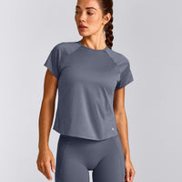 PrecisionMove™ Short Sleeve Top | Granite Blue