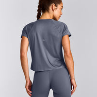 PrecisionMove™ Short Sleeve Top | Granite Blue