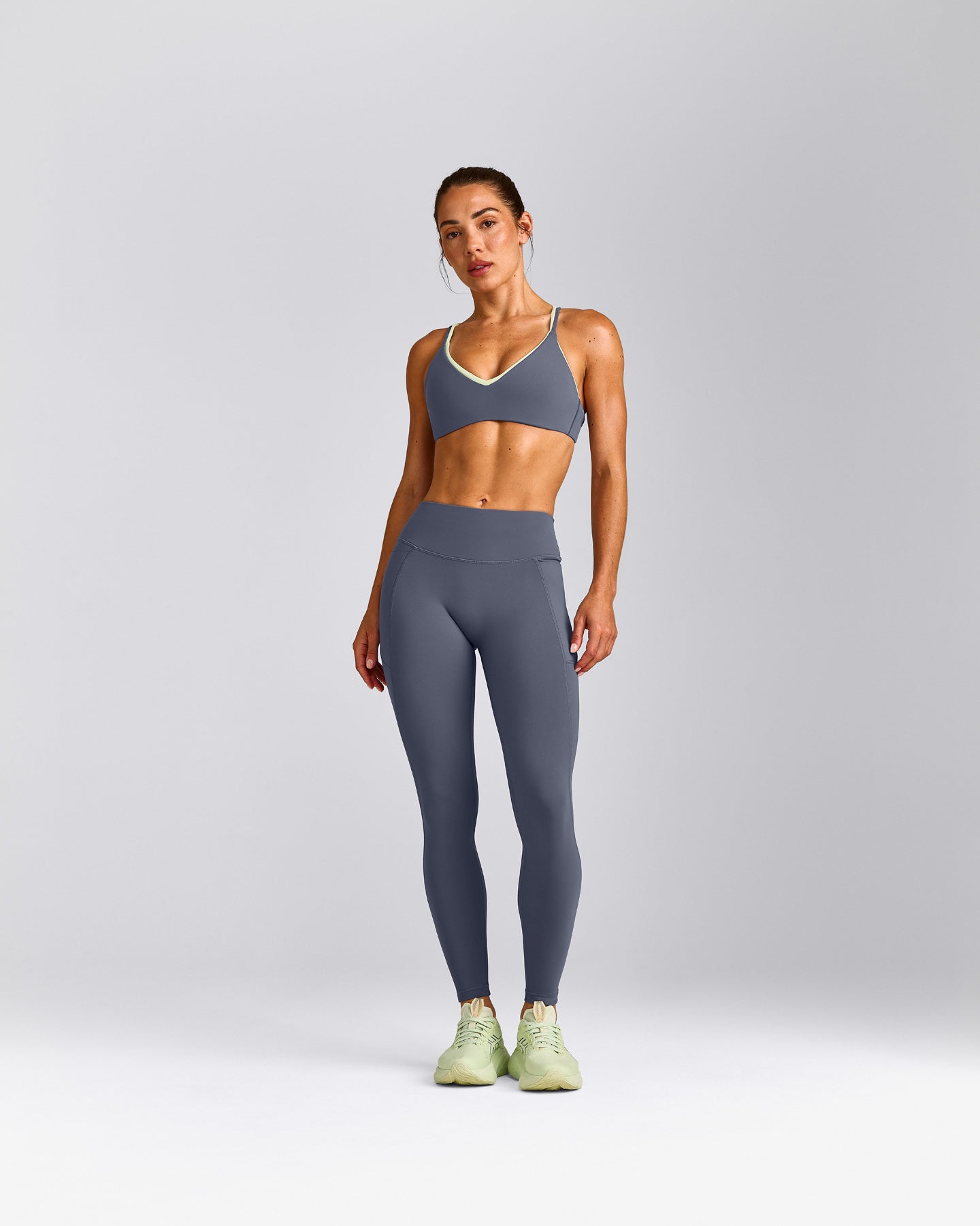 UnifiedMove™ Pocket Leggings with Bonding | Granite Blue