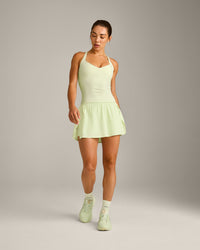 UnifiedMove™ T Back Mid Vest with Built in Bra Shelf New Branding | Meadow Mist Green