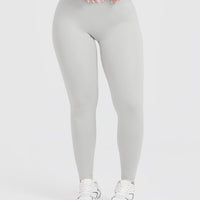 Timeless High Waisted Leggings | Light Grey