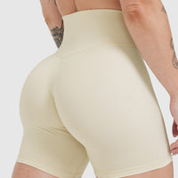 Timeless High Waisted Shorts 6" | Vanilla