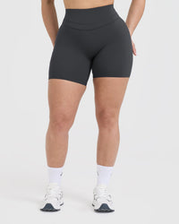 UnifiedMove™ High Waisted Shorts 6" | Coal
