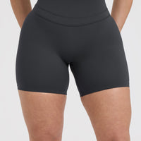 UnifiedMove™ High Waisted Shorts 6" | Coal