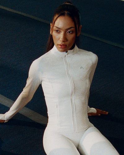 UnifiedMove™ Pocket Jacket with Reflective Logo | Marshmallow White