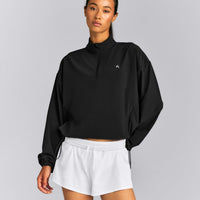 AirMove™ 1/2 Zip Jacket with Bonding New Branding | Black