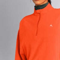 AirMove™ 1/2 Zip Jacket with Bonding New Branding | Energy Orange
