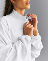 AirMove™ 1/2 Zip Jacket with Bonding New Branding | White