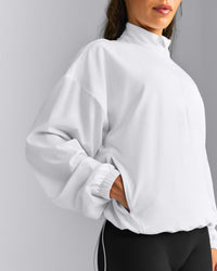 AirMove™ 1/2 Zip Jacket with Bonding New Branding | White