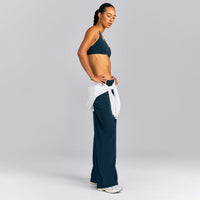 AirMove™ Straight Leg Drawcord Pants | Oil Blue
