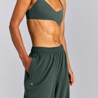 AirMove™ Straight Leg Drawcord Pants | Shadow Green