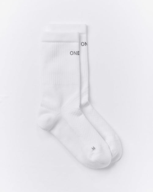 Performance Long Crew Socks 1 Pack | White