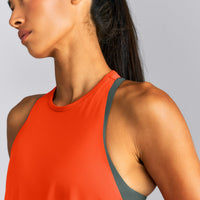 PrecisionMove™ Drop Armhole Tank Top | Energy Orange