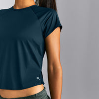 PrecisionMove™ Short Sleeve Top | Dark Oil Blue