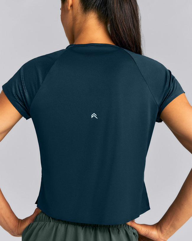 PrecisionMove™ Short Sleeve Top | Dark Oil Blue