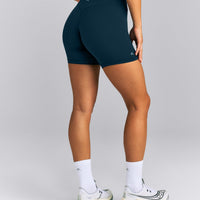 UnifiedMove™ High Waist Shorts 6" New Branding | Oil Blue