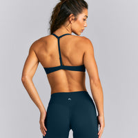 UnifiedMove™ T Back Minimal Bralette New Branding | Oil Blue