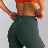 UnifiedMove™ V Front Mid Rise Shorts 6" New Branding | Shadow Green