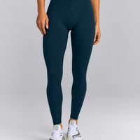 UnifiedMove™ V Front Mid Rise Leggings New Branding | Oil Blue
