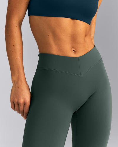 UnifiedMove™ V Front Mid Rise Leggings New Branding | Shadow Green