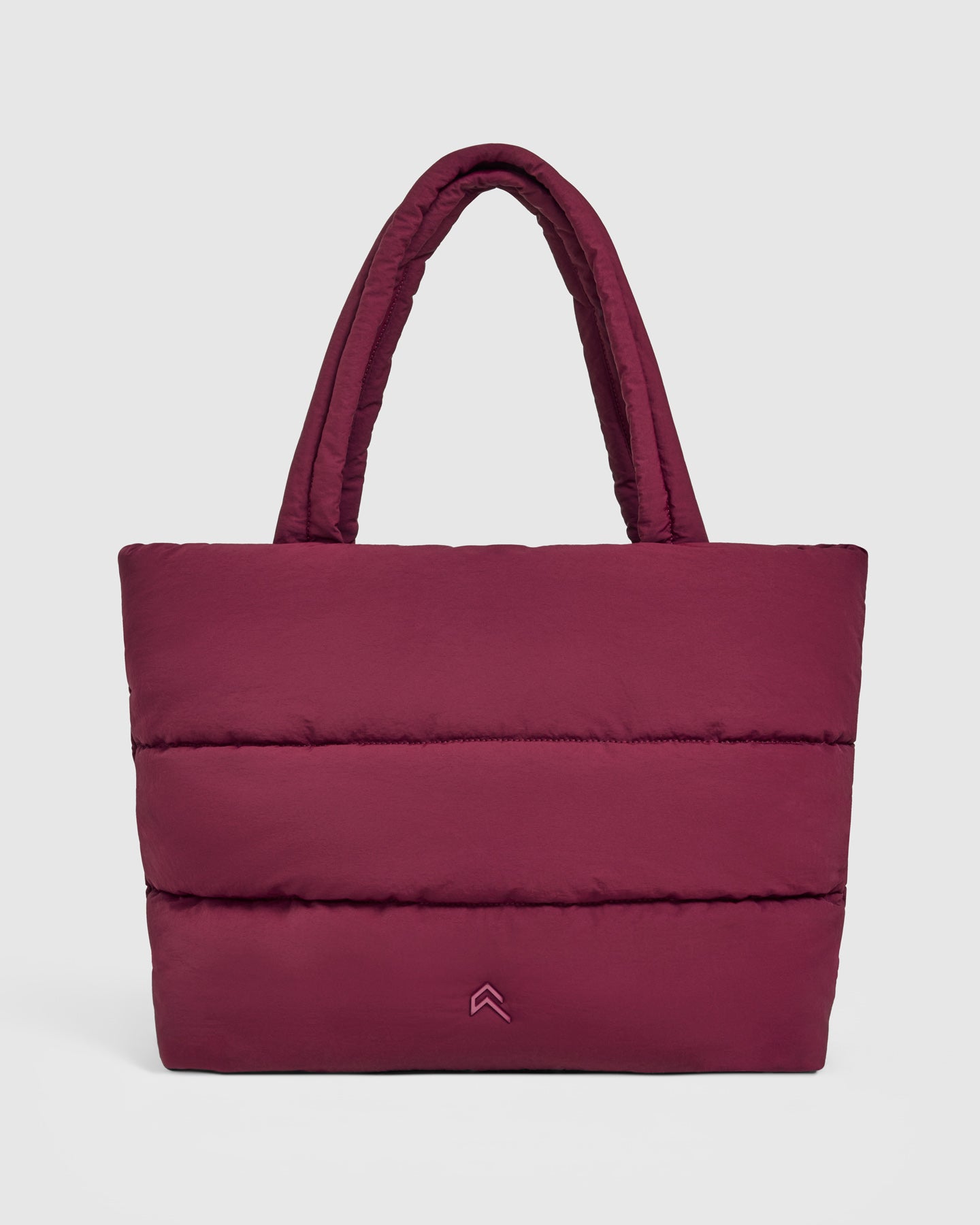 Quilted Tote Bag | Deep Cherry