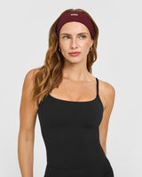 SoftMotion™ Headband with White Logo | Light Rosewood