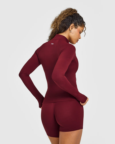 SoftMotion™ Jacket with White Logo | Light Rosewood