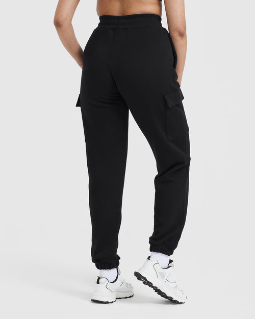 All Day Lightweight Cargo Joggers | Black