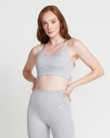 Classic Seamless Sports Bra | Grey Marl
