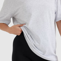 Classic Oversized Lightweight T-Shirt | Light Grey Marl